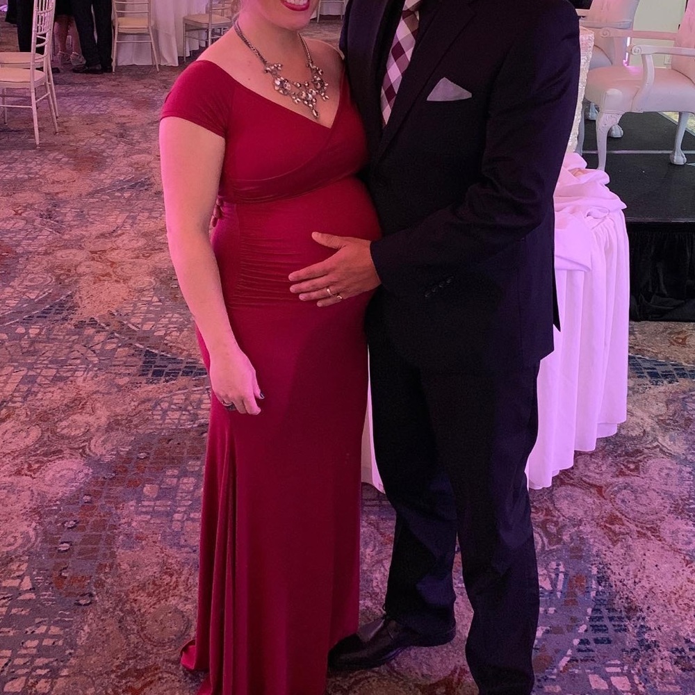 Pinkblush Maternity formal dress - size small